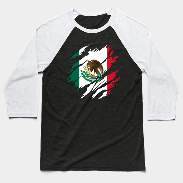 Proud Mexico Flag, Mexico gift heritage, Mexican girl Boy Friend Mexicano Chingona Baseball T-Shirt by JayD World